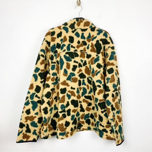 Carhartt Camo Relaxed Fit Fleece Snap Up Pullover Sz 2XL - Picture 3 of 10